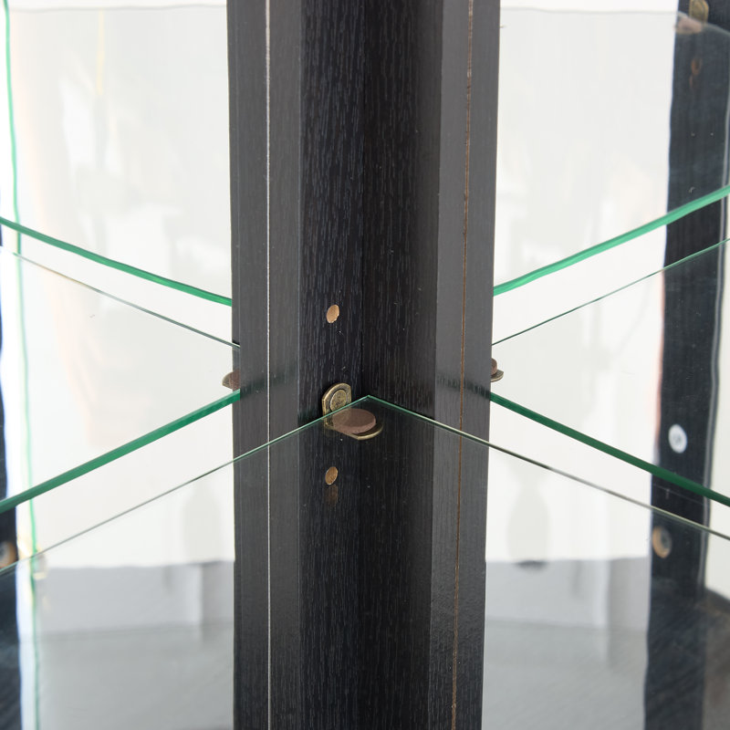 Vitrine lumineuse en coin pour vitrine de salon lumineuse parfaite pour les collections