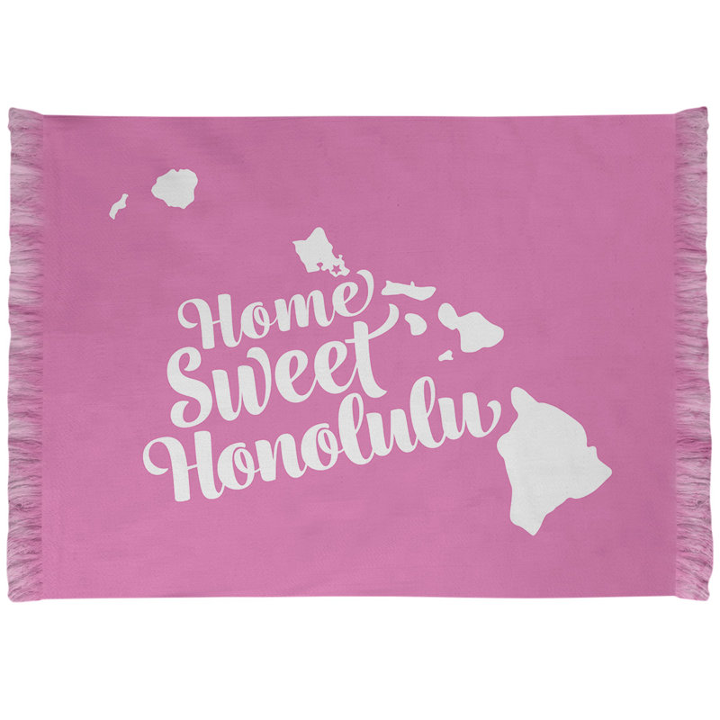 Tapis de zone rose hawaii honolulu