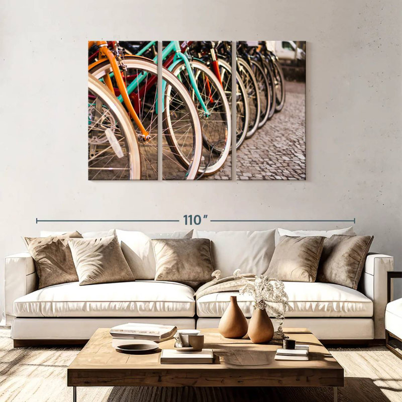 Mehar Bicycle Wheels, 48" H x 74" W