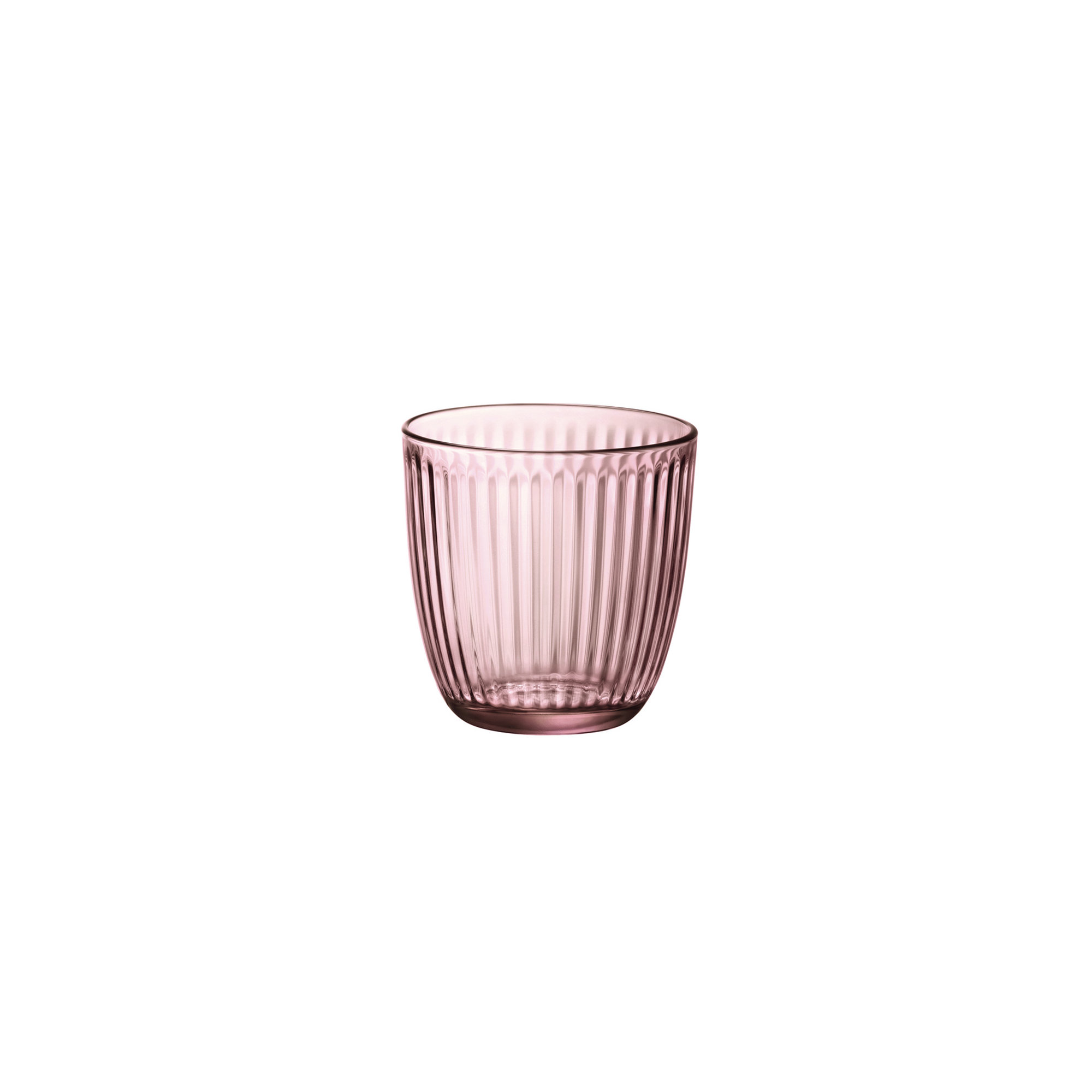 Line Water Drinking Glasses, Pink, 9.75 oz.