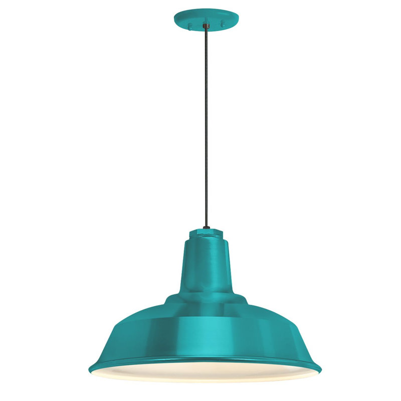 Chisholm 1 - Light Single Pendant, Black, 81.25" H x 16" W x 16" D