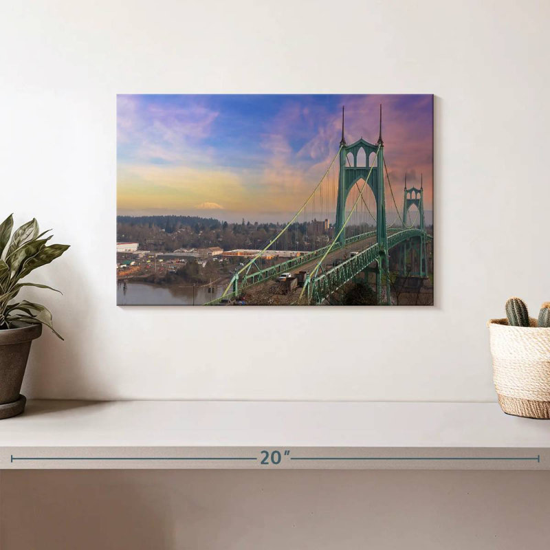 Lilie St Johns Bridge Oregon, 8" H x 12" W