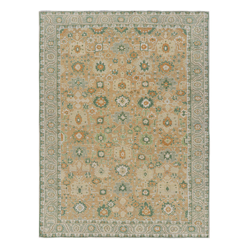 Wool Camouflage Area Rug