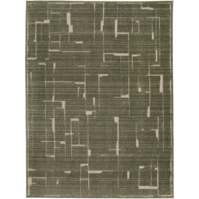 Tapis tissé à la machine ELLE Décor X Livabliss Alma, Rectangle 7 pi 10 po x 10 pi 2 po, Vert