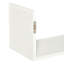 18 cm H x 80 cm W Floating Bookcase