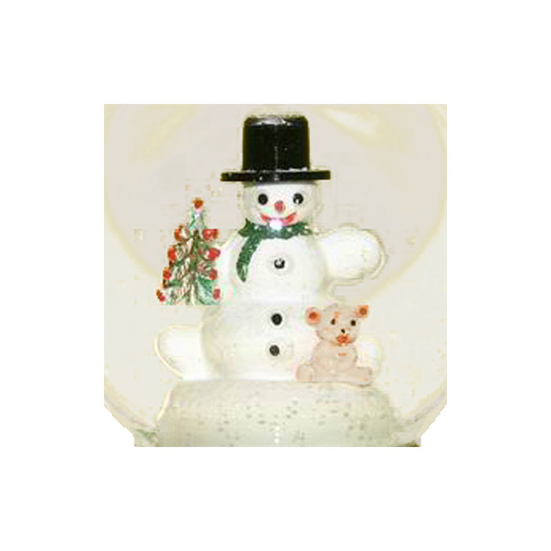 Boule à neige teddy ours bonhomme de neige