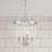 Caroline 4 - Light Steel Dimmable Lantern Drum Chandelier-67130548-100090366
