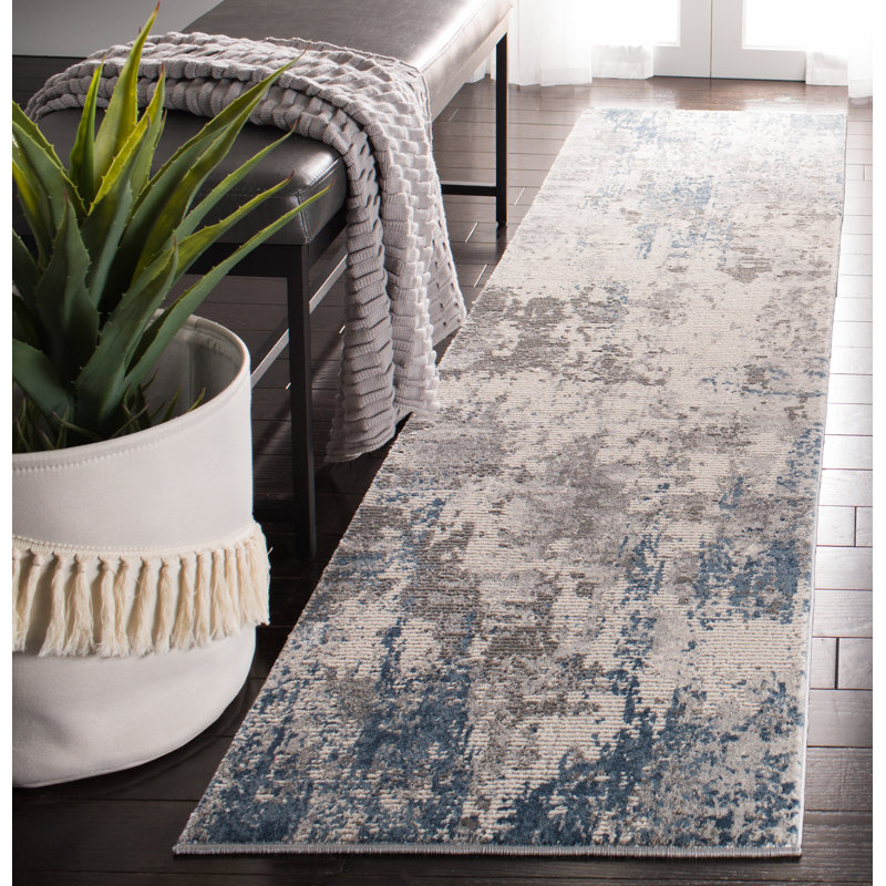 Keyra Performance Abstract Rug, Runner 2' x 8'