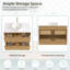 Meuble-lavabo flottant simple 36 po Newark