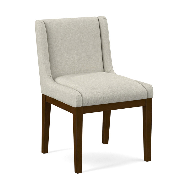 Upholstered Dining Chair, Pecan, Evolution Caribou