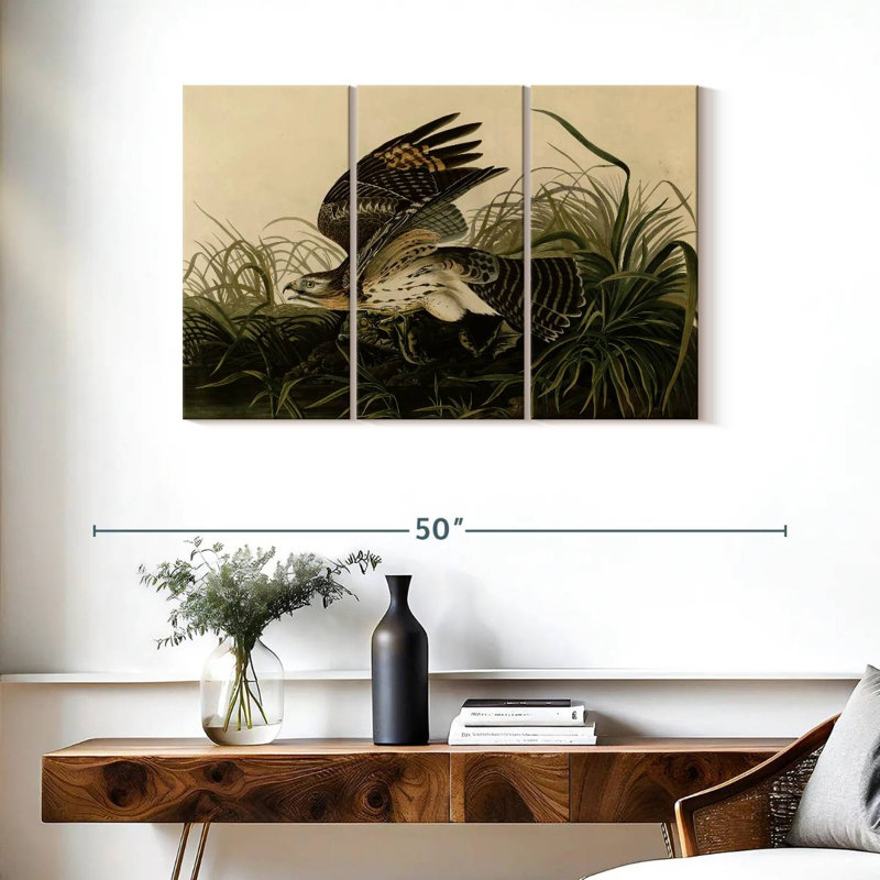 Brampt Winter Hawk, 24" H x 38" W