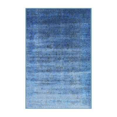 Tapis oriental bleu / gris Hyslop