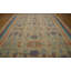 Light Ivory Color Antique Irish Floral Arts & Crafts Design Donegal Rug