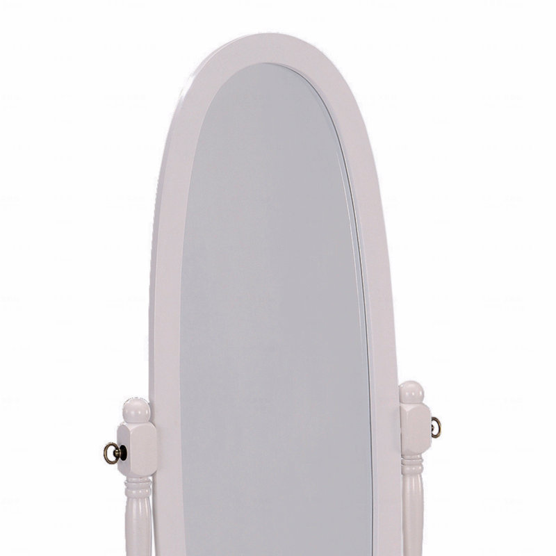 Miroir sur pied 59,25 po, Blanc