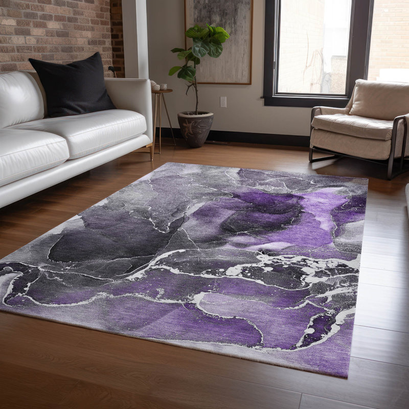 Kyrie Abstract Indoor / Outdoor Rug, Rectangle 9' x 12'