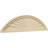 Segment Arch Sunburst Signature Urethane Combination Pediment, Primed Tan-103257574-113026219