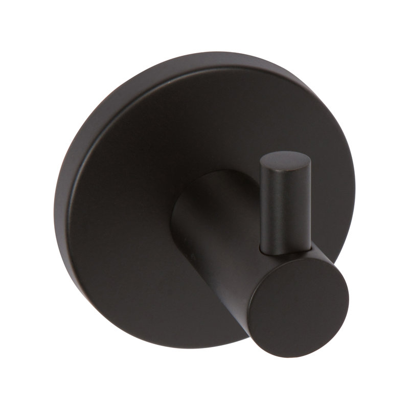 Wall Mounted Robe Hook, Black
