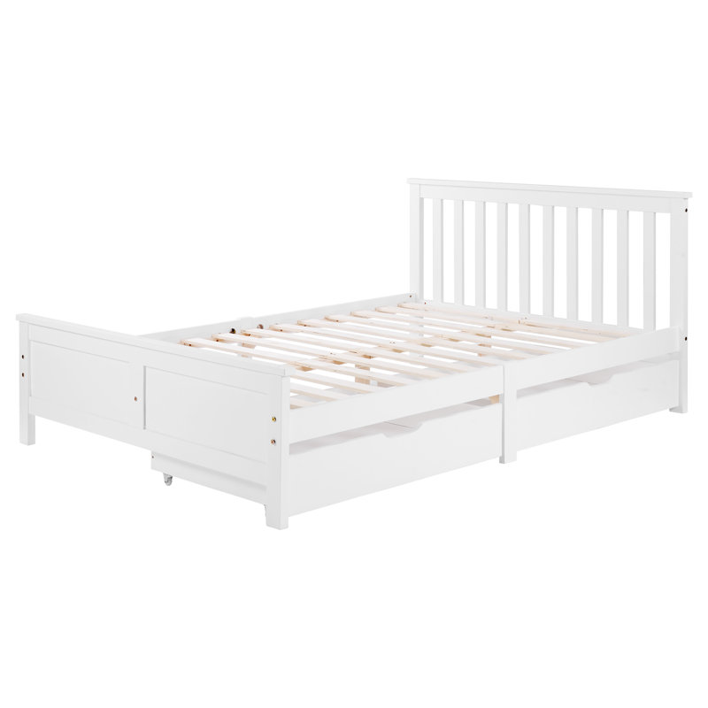 Solid Wood Bed, 135 x 190cm