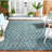 Bijan Performance Geometric Indoor/Outdoor Area Rug-344859557