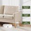 Canapé 68 po Mid Century Modern-130583932