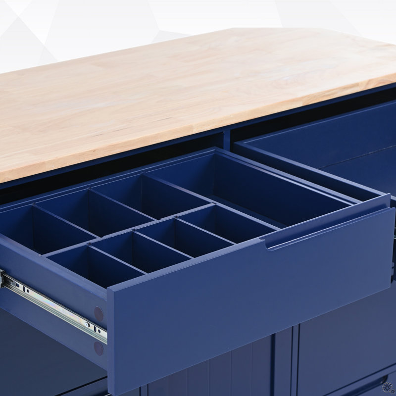 Kitchen Cart, Blue