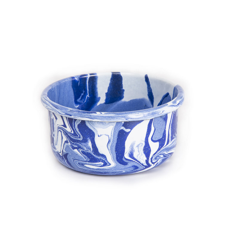 Ivy Bronx Nugent Enamelware Serving Bowl, 2.36" H x 4.1" W x 4.1" D