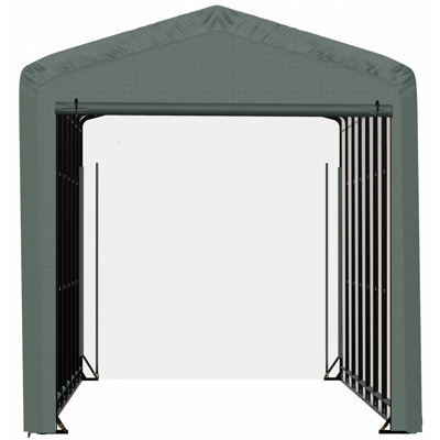 ShelterTube Wind and Snow-Load Rated Garage, 14x36x16 Green