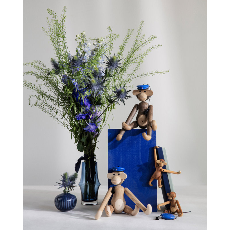 Arc Handmade Glass Table Vase, Dark Blue