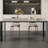 Light Luxury High-end Dining Table And Chairs 4 - Person Four Leg Dining Set-101919186