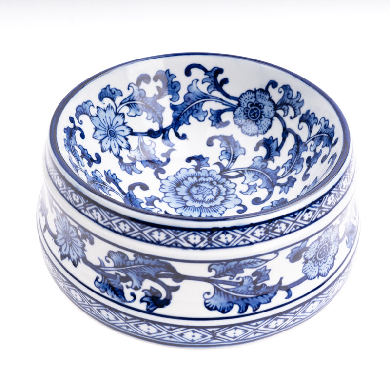 Grand bol pour chien Chinoiserie