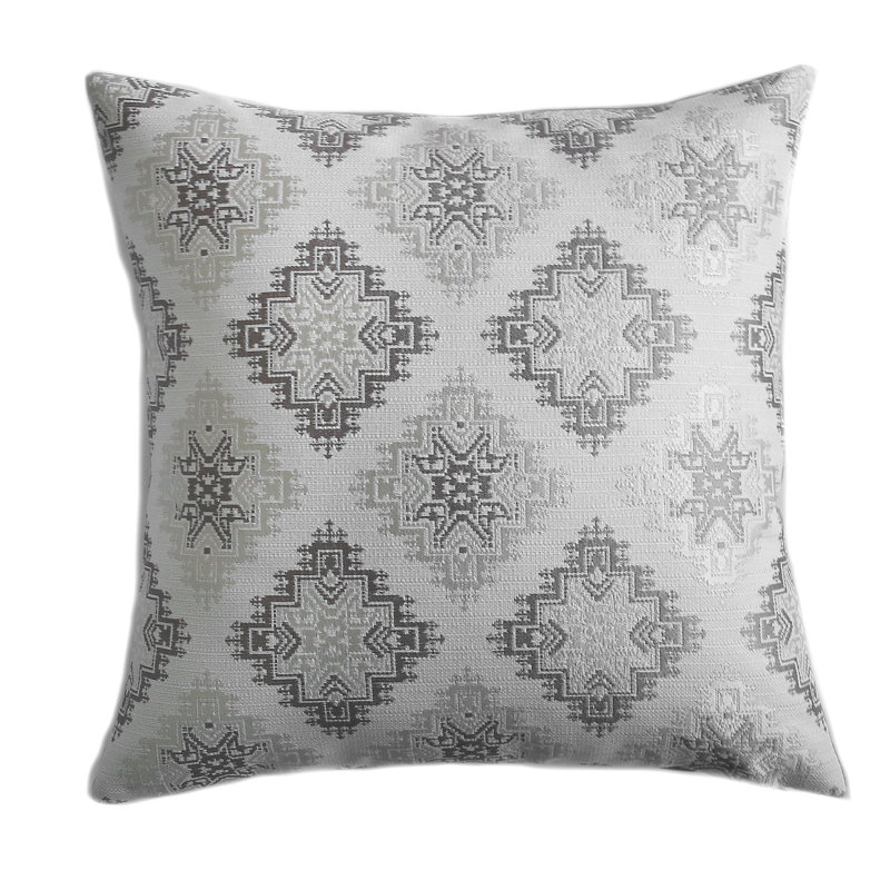 Alta Geometric Feather Throw Pillow