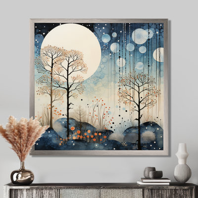 Japan Art Blue Serene Zen Minamlism Landscape III - Japan Art Wall Art