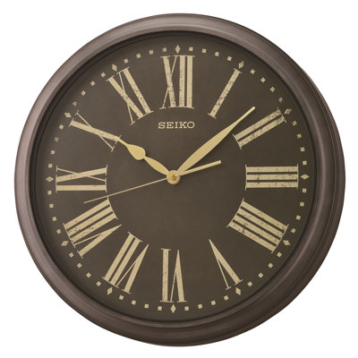QXA771KLH Wall Clock, Black