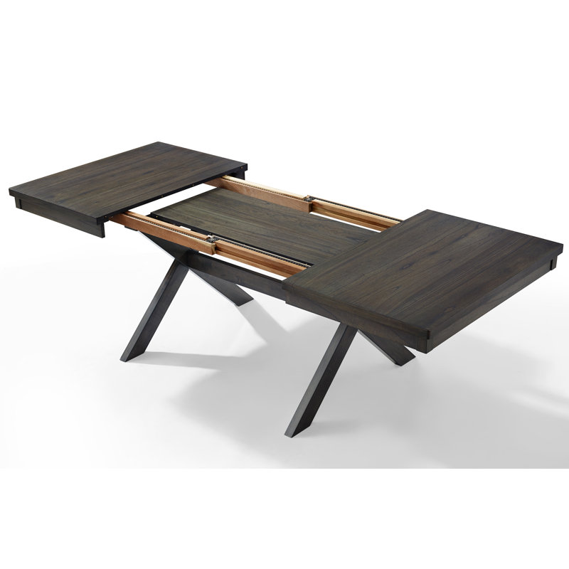 Dunblane Extendable Dining Set, 6 Pieces: Table, Bench, 4 Chairs