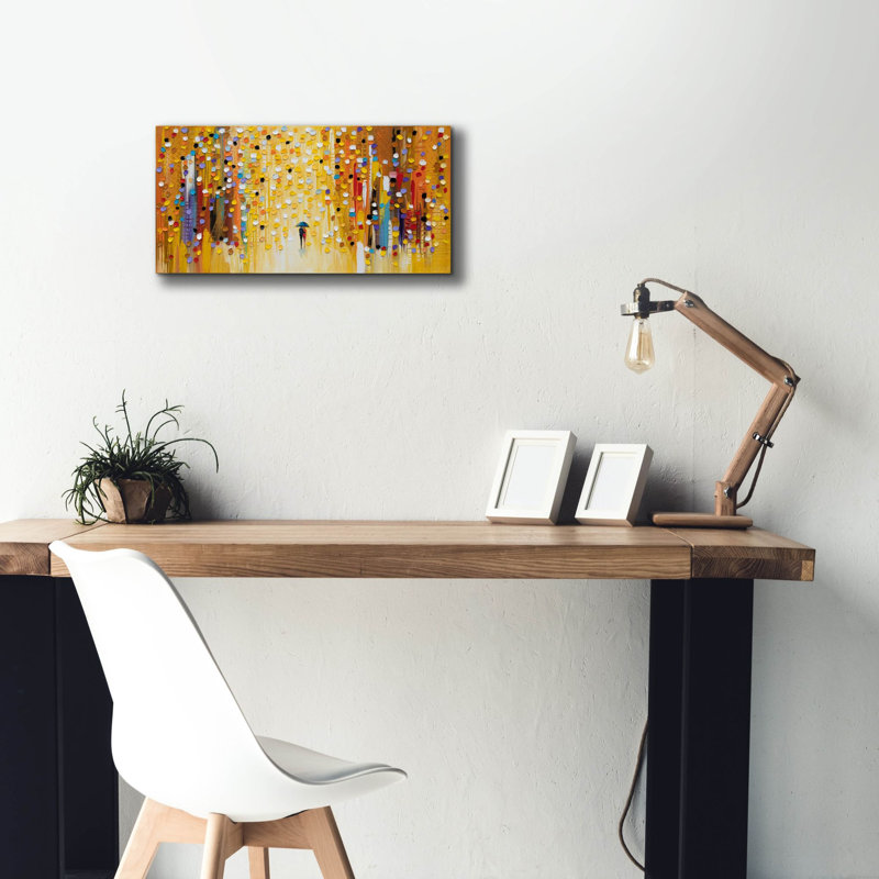 «Hot Sunset» par Ekaterina Ermilkina, art mural sur toile, H 12 po x l 24 po x P 0,75 po