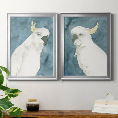 " Cockatoo Portrait I " 2 - Pieces Painting Print