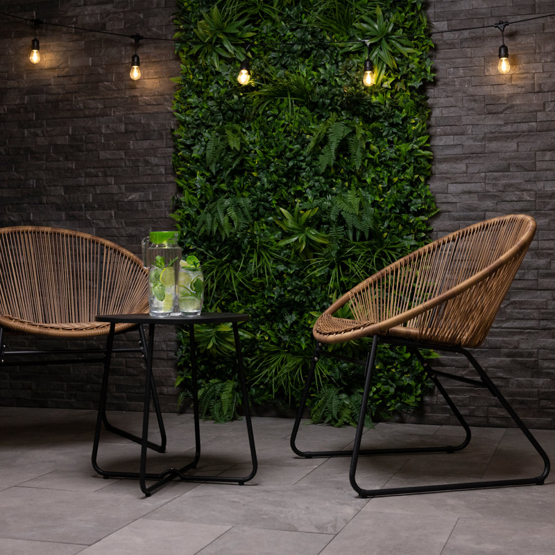 Zanzibar Tea For Two Bistro Set Natural