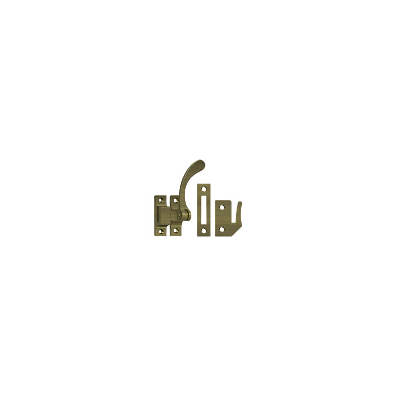 Casement Hardware, Antique Brass