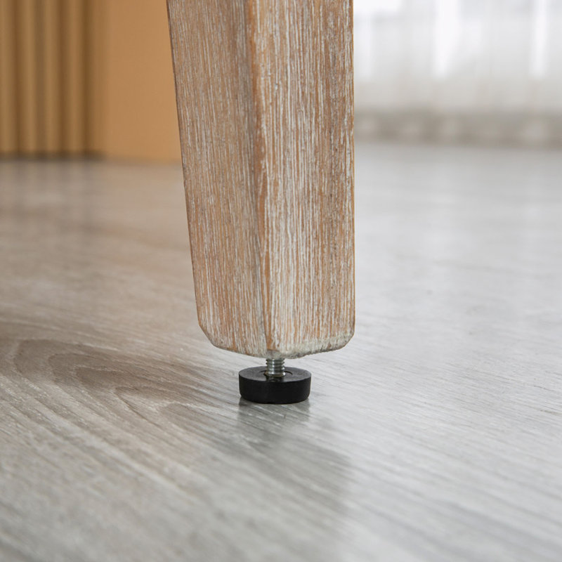 Tabouret de comptoir rembourré 41 po Olodort, Beige