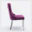 Chaise de salle à manger rembourrée en velours moderne avec anneau à tirer (ensemble de 2)-1415673428-1415673423