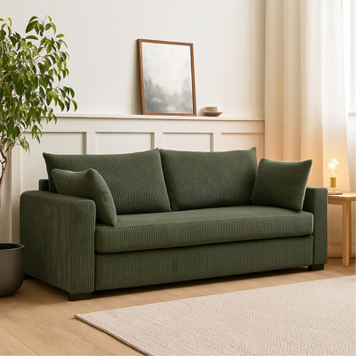 Coastal Haven Corduroy Sofa