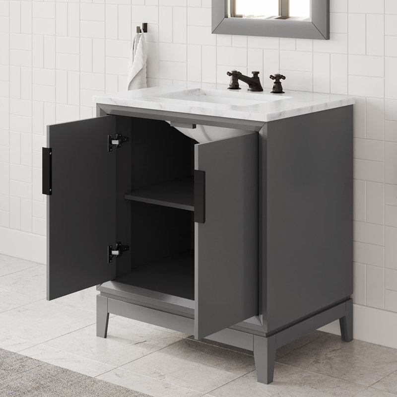 Elizabeth 30'' W Single Vanity, Cashmere Gray