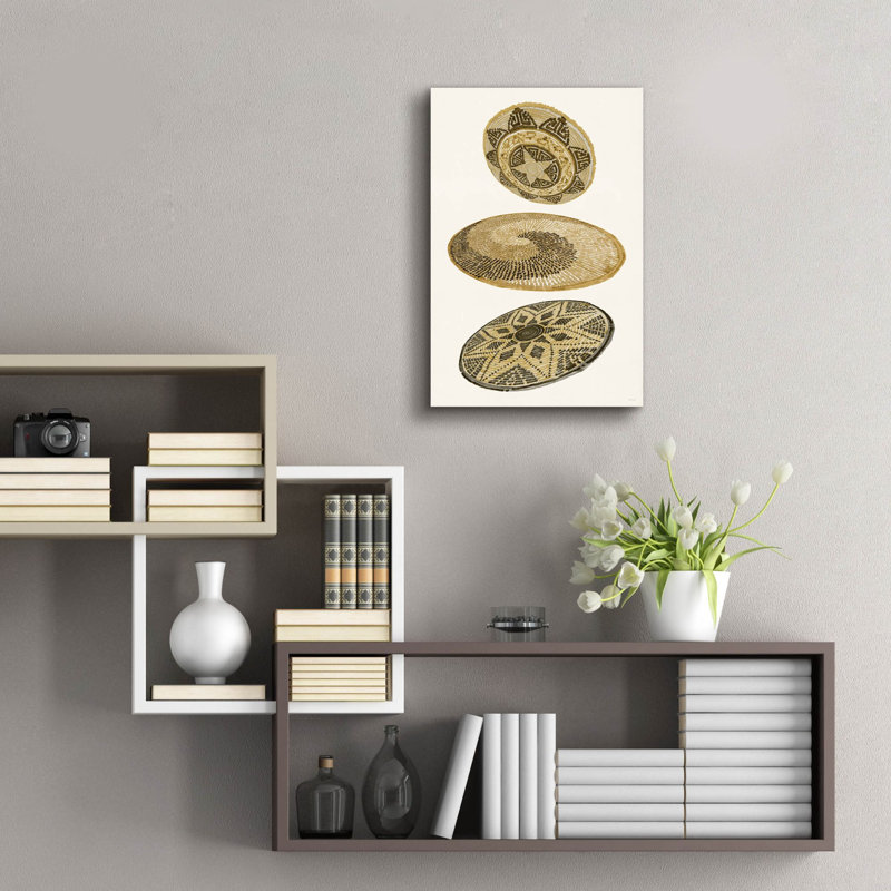  «Woven Plates» par Stellar Design Studio, art mural en verre acrylique, 16 po x 24 po, H 24 po x l 16 po