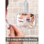 Miroir à main Salon de coiffure avec coiffeuse (carré 7,4 po x 10,3 po)-654193160