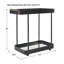 Chariot-bar en fer noir Uttermost Vesper