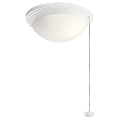Ensemble d'éclairage extérieur pour bol et ventilateur de plafond à DEL 2 lumières