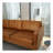 Juno Sectional Left Waxy Cognac Leather Sofa