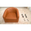Seldon 28'' H Vegan Leather Barrel Chair-1892644210