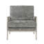 Chaise d'appoint moderne avec revêtement en chenille et structure en bois massif, siège confortable et élégant-1377569431