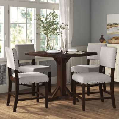 Alviso 4 - Person Pedestal Dining Set